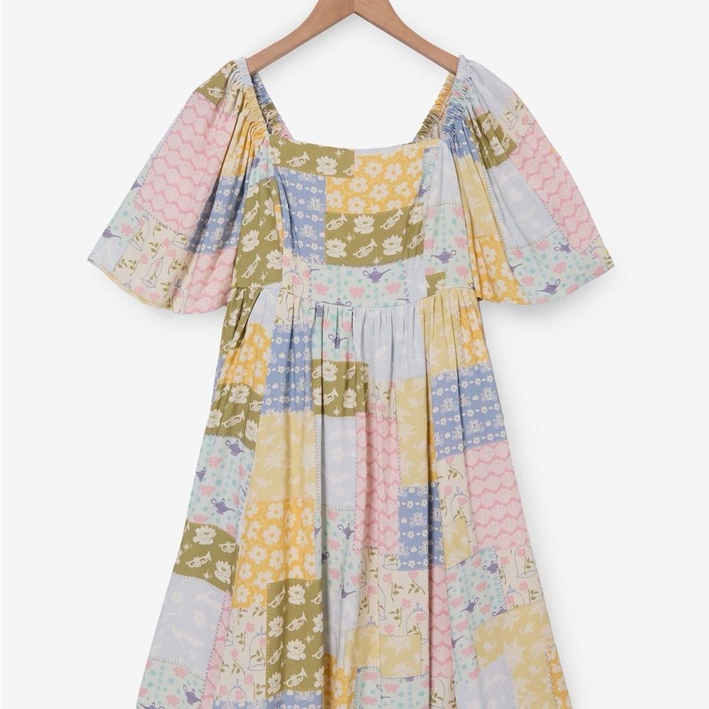 SOLD Disney Princess Icons Patchwork Quilt Women's Dress